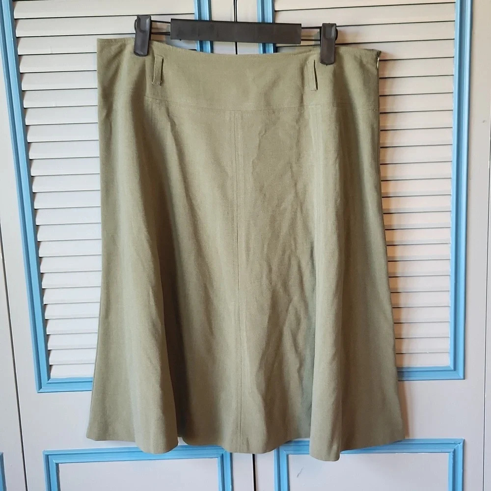 DressBarn Olive Green Skirt